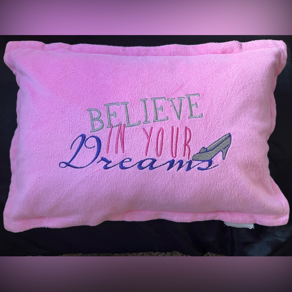Pink small pillow